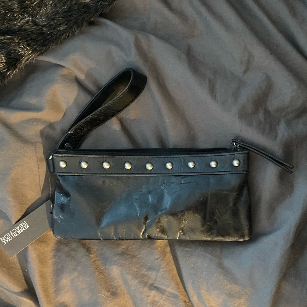 Kenneth Cole patent leather clutch